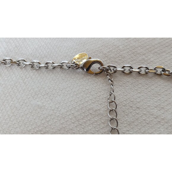 Lia Sophia "Pagoda" Silver Tone Statement Necklace 15-18 in Really Nice! - Picture 5 of 5